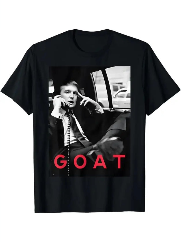 Goat Donald Trump T Shirt Mens