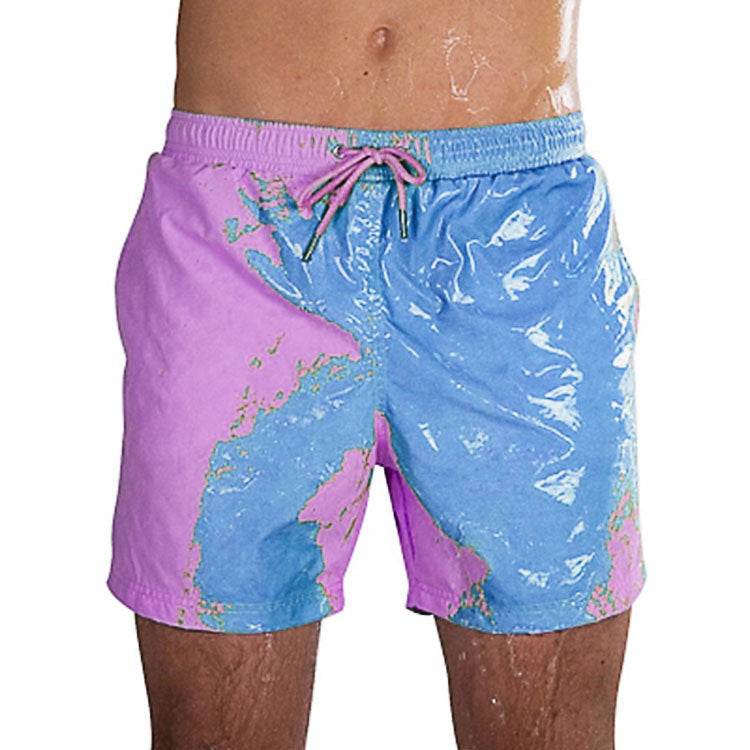 Men's Color Changing Swimming Trunks