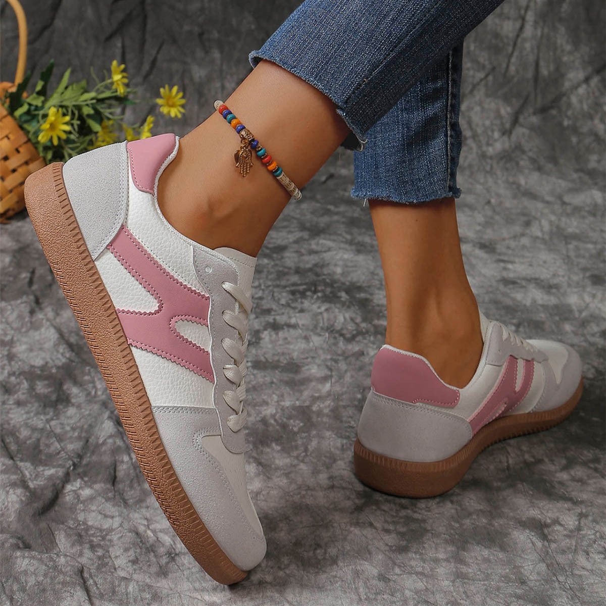 New Colorblock Casual Shoes Women's