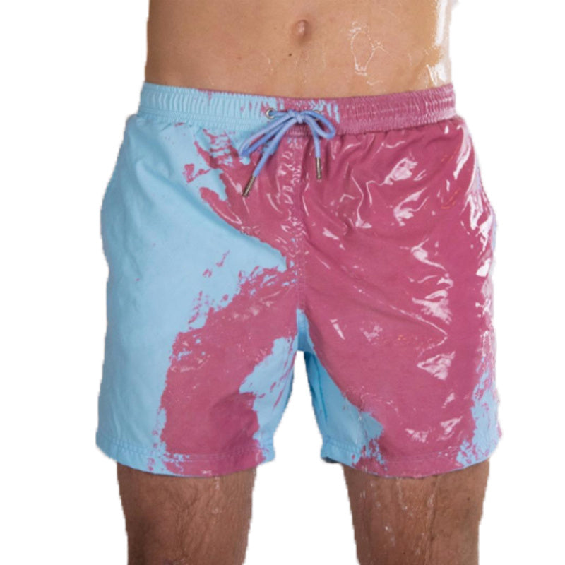 Men's Color Changing Swimming Trunks