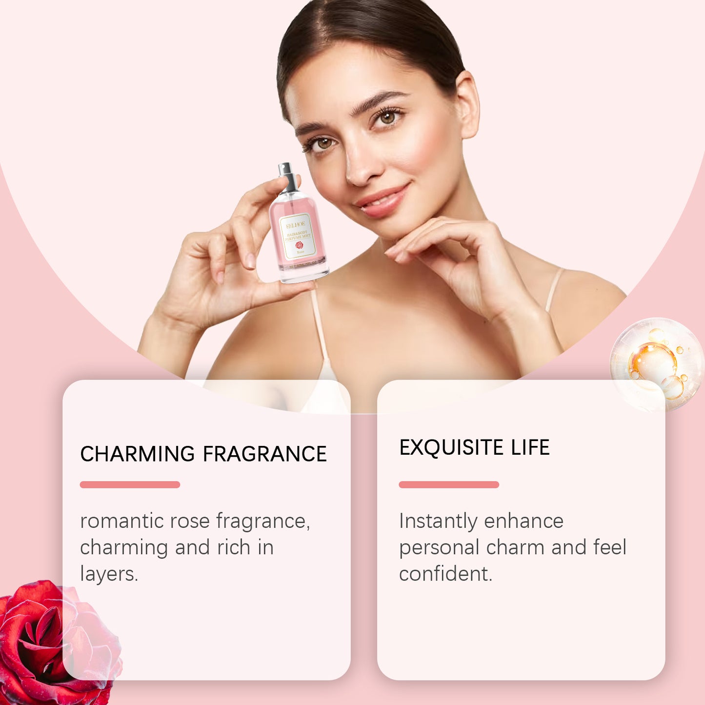 Rose Hair and Body Perfume