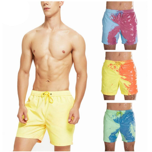 Men's Color Changing Swimming Trunks