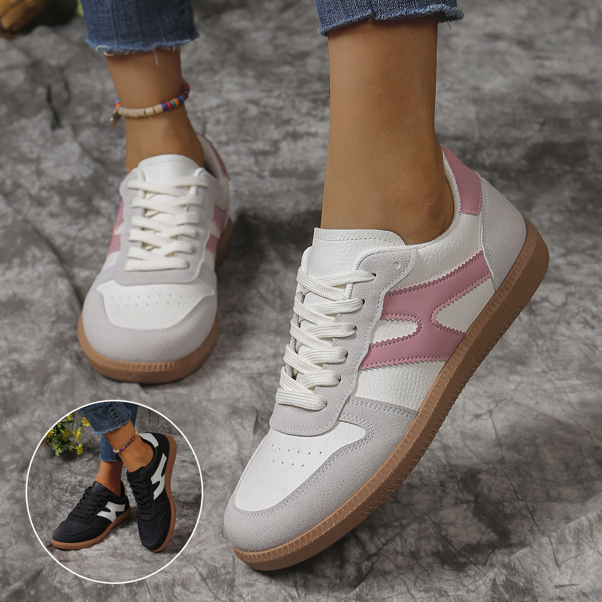 New Colorblock Casual Shoes Women's