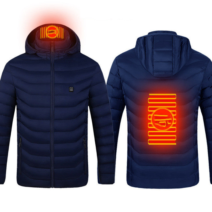 New Heated Jacket, USB Charging For Men