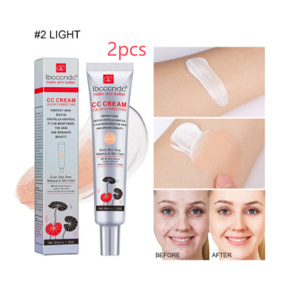 Moisturizing Correcting CC Cream Waterproof Anti-sweat Makeup