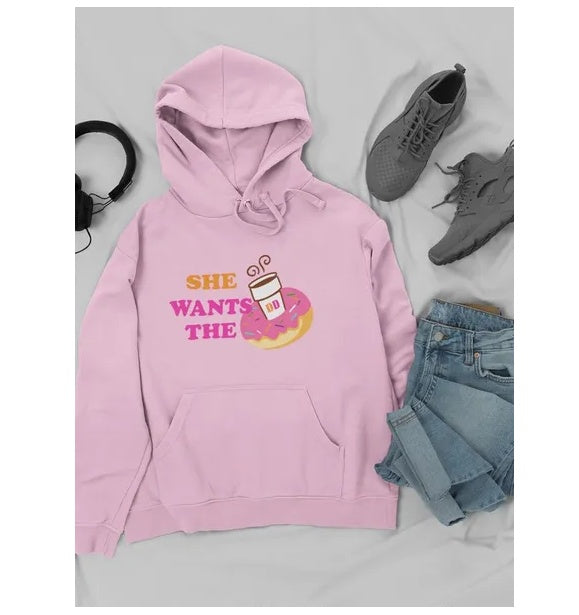 She Wants Donuts Women's Hoodie