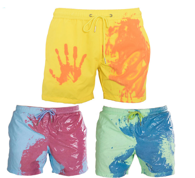 Men's Color Changing Swimming Trunks