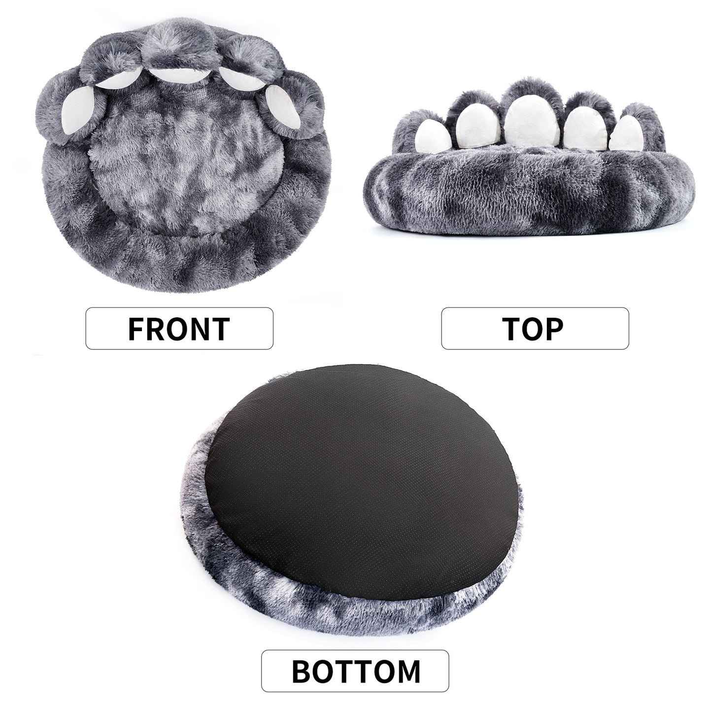 Cute Pets Bear Paw Shape Bed