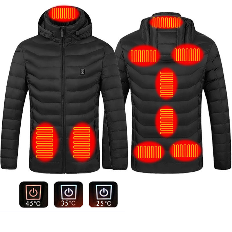 New Heated Jacket, USB Charging For Men